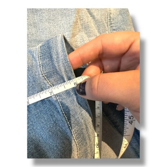 🆕 NWT Gloria Vanderbilt 24w Light Wash Amanda Slimming Effect High Rise Shorts - Picture 6 of 6